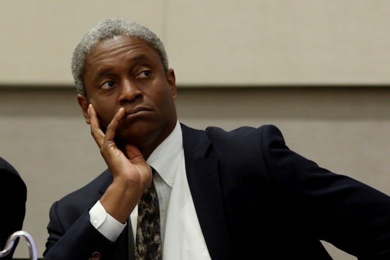 &copy; Reuters. FILE PHOTO: Federal Reserve Bank of Atlanta President Raphael Bostic participates in a panel discussion at the American Economic Association/Allied Social Science Association (ASSA) 2019 meeting in Atlanta, Georgia, U.S., January 4, 2019. REUTERS/Christop