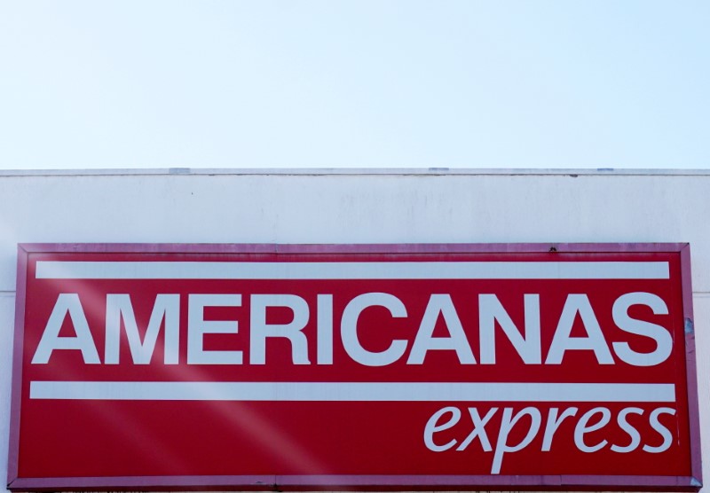 © Reuters. Logo da Americanas em loja no Rio de Janeiro (RJ) 
10/05/2018
REUTERS/Sergio Moraes