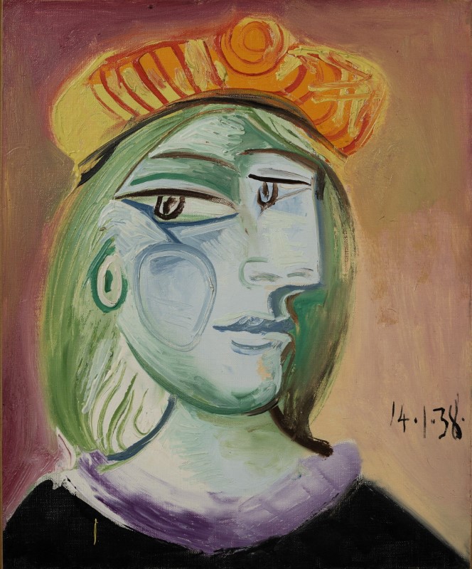 &copy; Reuters. Una pintura de Pablo Picasso de 1938 , antes de ir a subasta. Foto tomada el 10 de agosto de 2021. Sotheby's & MGM Resorts. 2021 Estate of Pablo Picasso/Artists Rights Society (ARS), New York/Handout via REUTERS