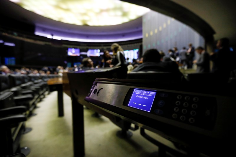 © Reuters. Vista do plenário da Câmara dos Deputados, em Brasília 
10/07/2019
REUTERS/Adriano Machado