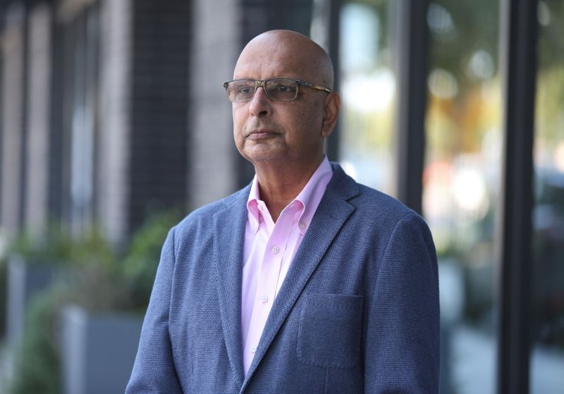 &copy; Reuters. Ashok Kumar Saxena poses for a photo in Vancouver, Washington, U.S., August 11, 2021. Picture taken August 11, 2021. REUTERS/Alisha Jucevic