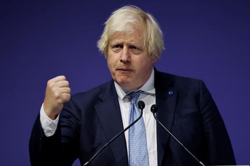 &copy; Reuters. رئيس الوزراء البريطاني بوريس جونسون في لندن يوم 29 يوليو تموز 2021. صورة من ممثل لوكالات الأنباء.