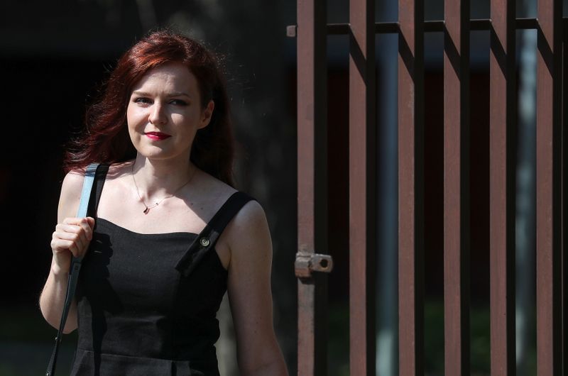 &copy; Reuters. La justice russe a décidé de limiter pendant 18 mois les possibilités de déplacement de Kira Iarmich, porte-parole de l'opposant Alexeï Navalny, après l'avoir déclarée coupable de violations des règles en matière de lutte contre l'épidémie de 