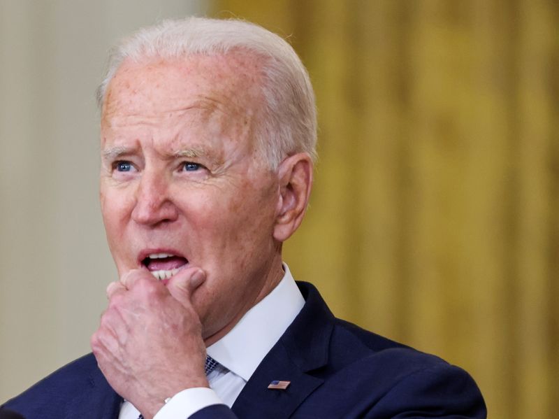 &copy; Reuters. Presidente dos EUA, Joe Biden
12/08/2021
REUTERS/Evelyn Hockstein