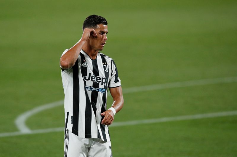 &copy; Reuters. Cristiano Ronaldo em partida da Juventus
08/08/2021
REUTERS/Albert Gea