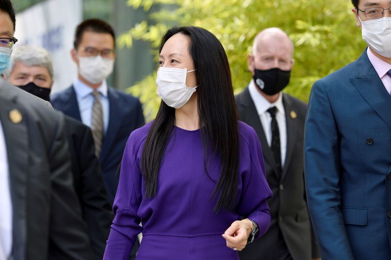 Huawei CFO's U.S. extradition hearings in Canada end, date for ruling coming Oct. 21