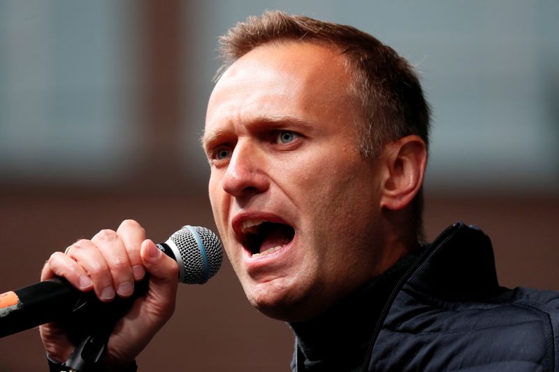 &copy; Reuters. L'opposant russe Alexeï Navalny a lancé jeudi depuis sa prison un appel au "vote intelligent" lors des élections législatives de septembre. /Photo d'archives/REUTERS/Shamil Zhumatov