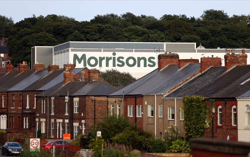 &copy; Reuters. A view of a Morrisons supermarket in Birtley, Britain August 16 2021. Picture taken August 16 2021. REUTERS/Lee Smith