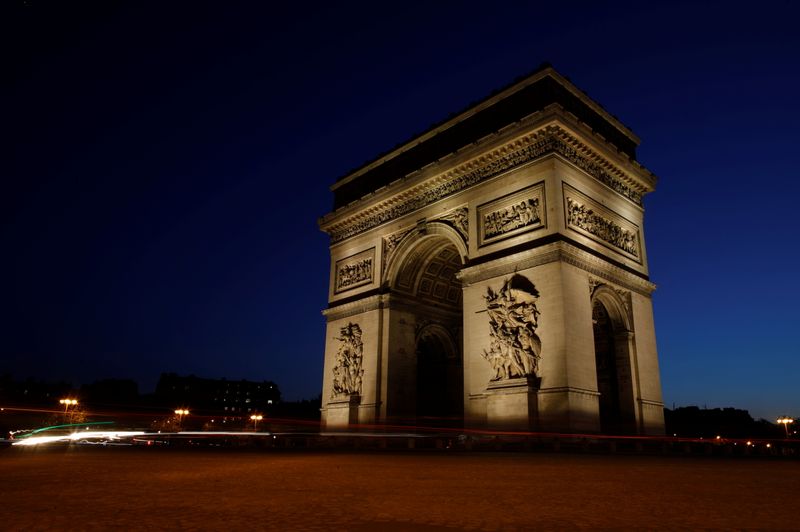 &copy; Reuters. Arco do Triunfo
 27/4/2021 REUTERS/Sarah Meyssonnier