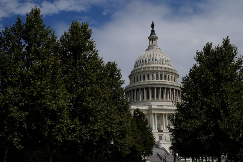 &copy; Reuters. The U.S. Capitol Building is pictured in Washington, U.S., August 20, 2021. REUTERS/Elizabeth Frantz