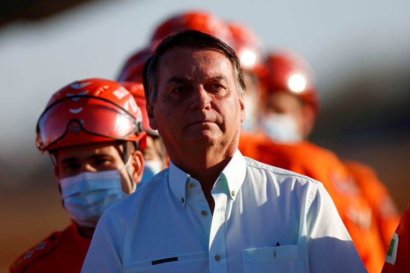 &copy; Reuters. Presidente Jair Bolsonaro em Brasília
22/08/2021 REUTERS/Adriano Machado