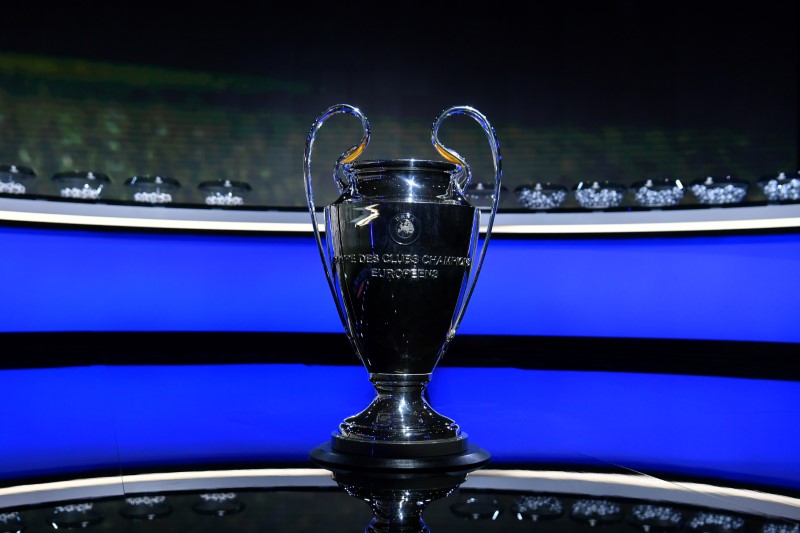 &copy; Reuters. Troféu da Liga dos Campeões durante sorteio da fase de grupos do torneio
01/10/2020
UEFA Pool/Divulgação via REUTERS