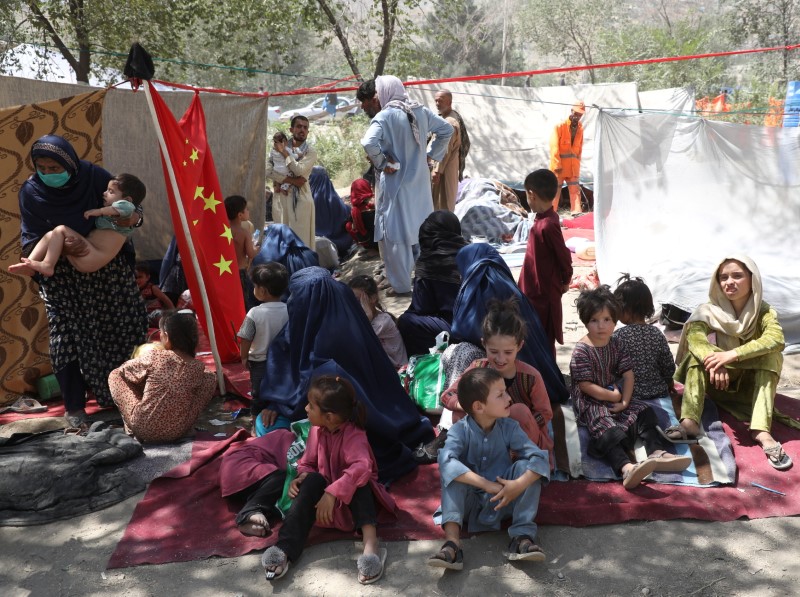 &copy; Reuters. نازحون يقيمون في متنزه في كابول في صورة بتاريخ العاشر من أغسطس اب 2021. تصوير: رويترز.