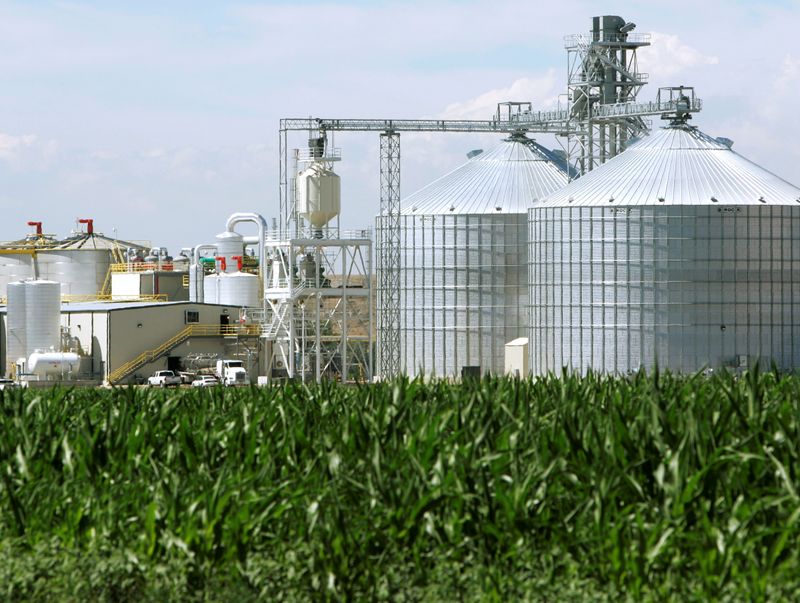 &copy; Reuters. Silos de grãos em unidade de produção de etanol de milho nos EUA
File Photo