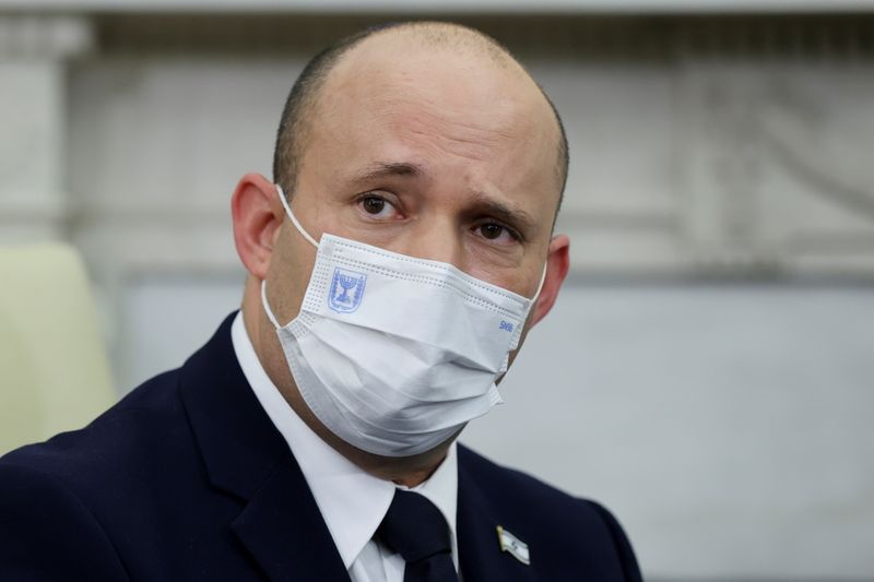 &copy; Reuters. Primeiro-ministro de Israel, Naftali Bennett na Casa Branca
27/08/2021 REUTERS/Jonathan Ernst