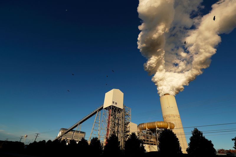 &copy; Reuters. FILE PHOTO: A view of Duke Energy's Marshall Power Plant in Sherrills Ford, North Carolina, U.S. November 29, 2018.  REUTERS/Chris Keane/File Photo