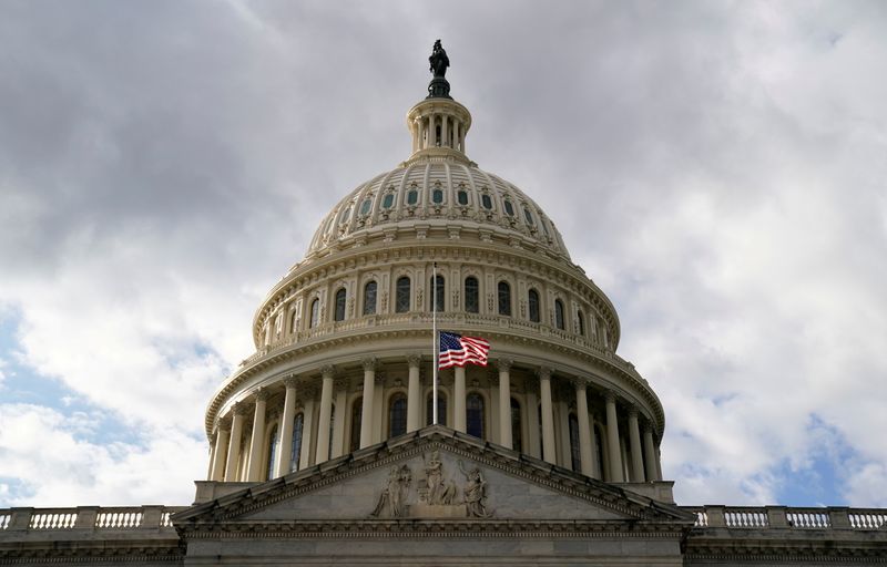 &copy; Reuters. FILE PHOTO: A view of the U.S. Capitol building in Washington, U.S. January 17, 2021. REUTERS/Erin Scott/File Photo