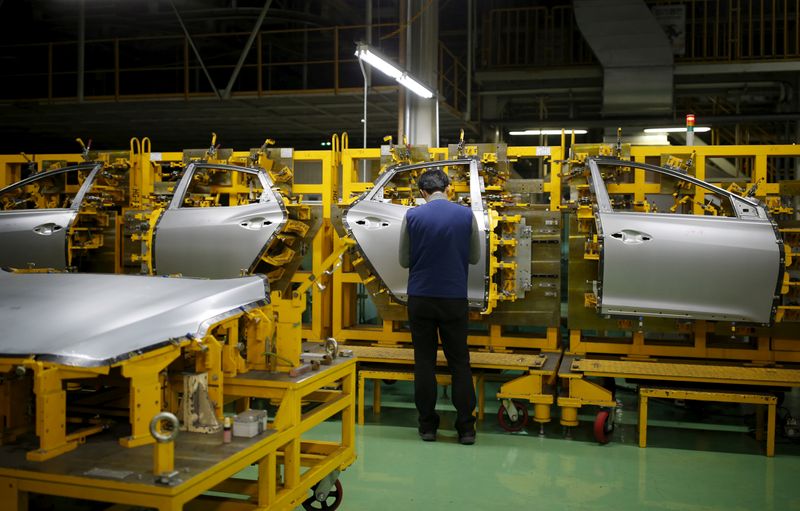 &copy; Reuters. A worker works at a plant of Hyundai Motor in Asan, South Korea, January 27, 2016.  REUTERS/Kim Hong-Ji/File Photo     