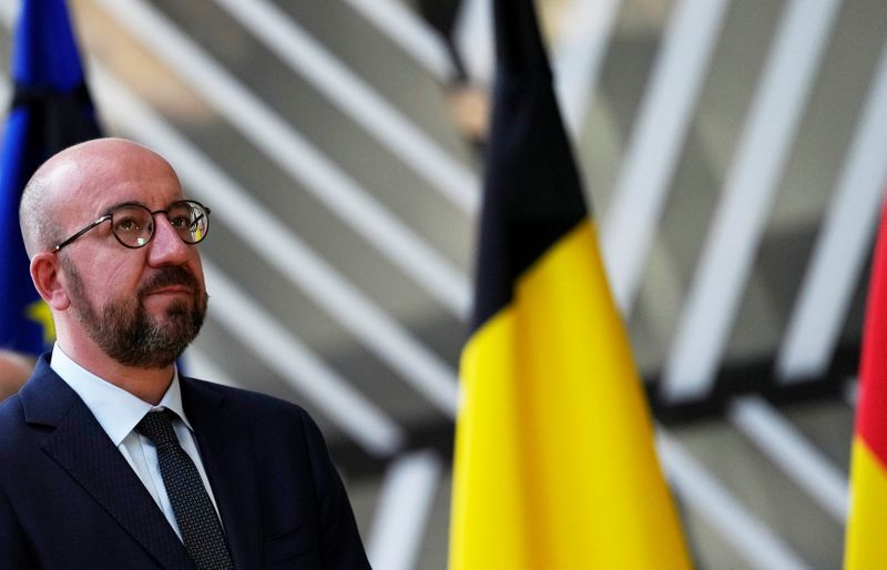 &copy; Reuters. Charles Michel, presidente del Consiglio europeo, 20 luglio 2021 Virginia Mayo/Pool via REUTERS