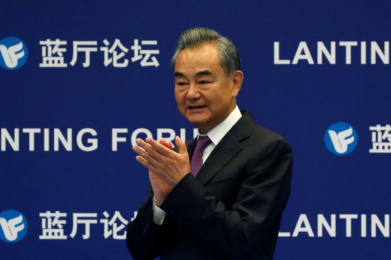 &copy; Reuters. Ministro das Relações Exteriores chinês, Wang Yi, em Pequim, China
25/06/2021 REUTERS/Tingshu Wang