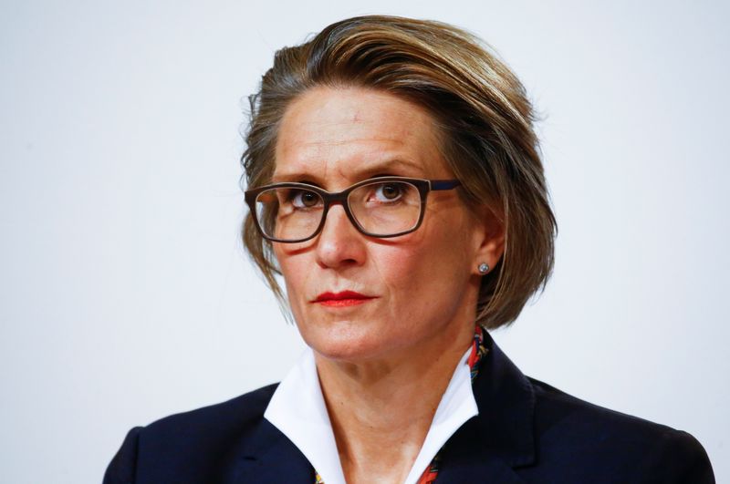 © Reuters. Andréa Maechler, membro do Conselho de Administração do SNB 
17/06/2021
REUTERS/Arnd Wiegmann