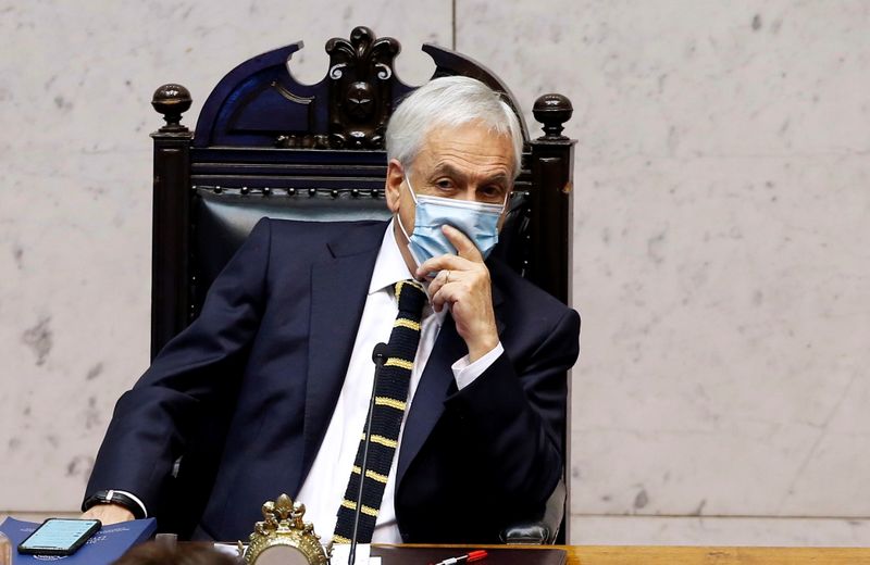 &copy; Reuters. Presidente chileno, Sebastián Piñera
22/07/2021
REUTERS/Rodrigo Garrido