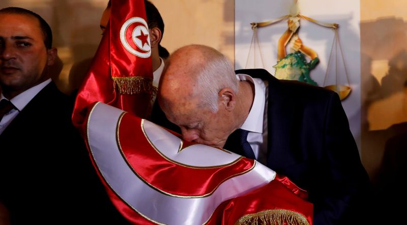 &copy; Reuters. الرئيس التونسي قيس سعيد - صورة من أرشيف رويترز. 