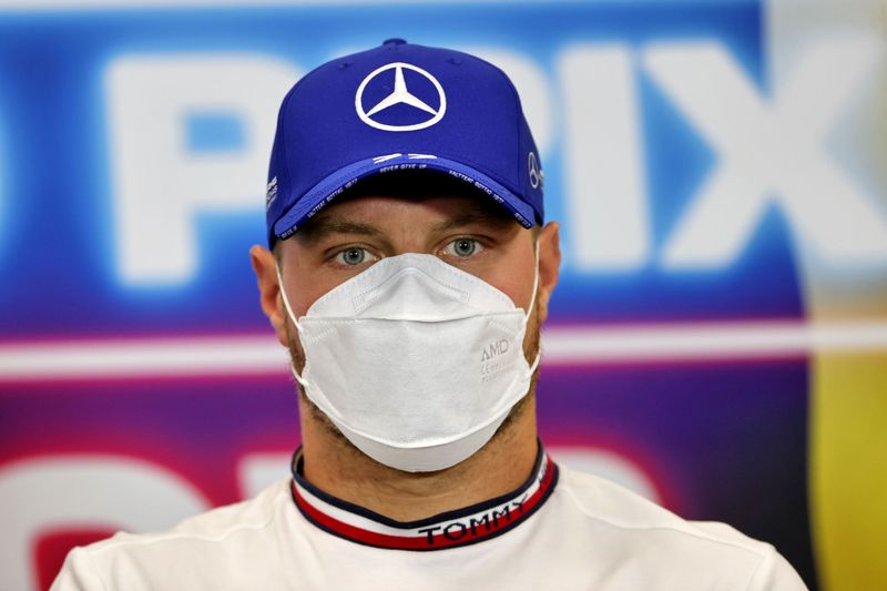 &copy; Reuters. Fórmula 1, el piloto de Mercedes Valtteri Bottas en Conferencia de Prensa FIA/Handout via REUTERS