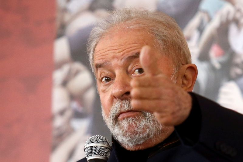 &copy; Reuters. Ex-presidente Luiz Inácio Lula da Silva
12/08/2021
REUTERS/Carla Carniel