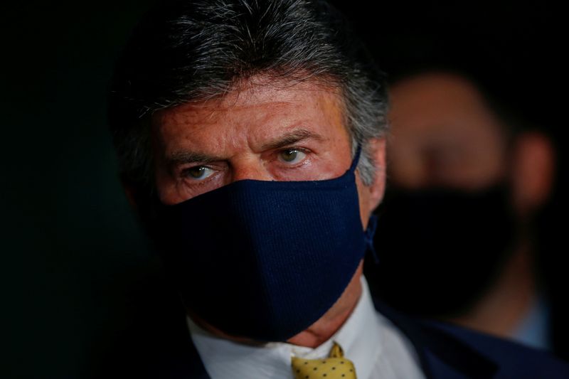 &copy; Reuters. Presidente do STF, Luiz Fux, durante entrevista coletiva em Brasília
12/07/2021 REUTERS/Adriano Machado