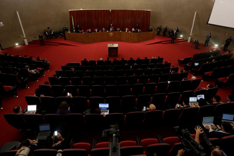&copy; Reuters. Plenário do Tribunal Superior Eleitoral em Brasília
07/06/2017 REUTERS/Ueslei Marcelino