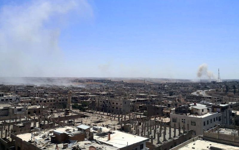 Syrian army enters birthplace of uprising under peace deal