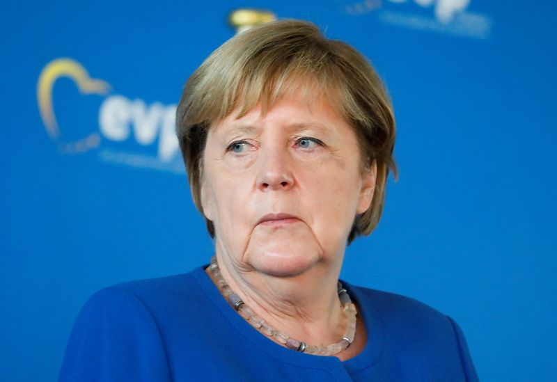 &copy; Reuters. La cancelliera tedesca Angela Merkel a Berlino. REUTERS/Michele Tantussi