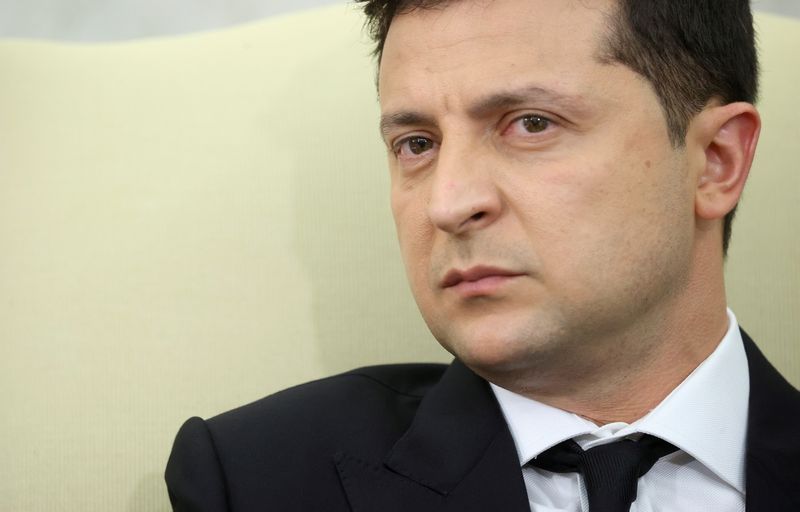 Ukrainian president says war with Russia a worst-case possibility