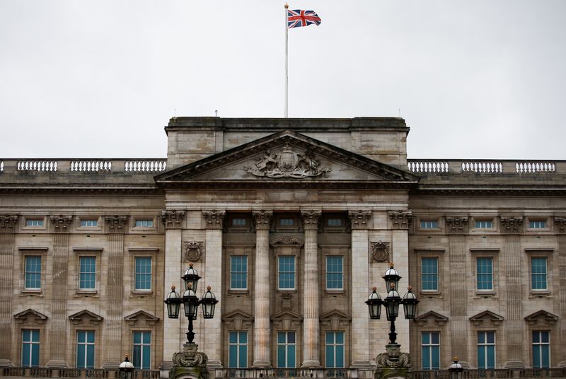 &copy; Reuters. FILE PHOTO: A general view of Buckingham Palace in London, Britain, January 11, 2020. REUTERS/Henry Nicholls