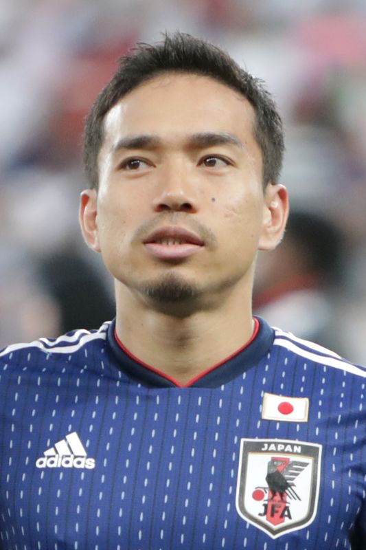 &copy; Reuters. اللاعب الياباني الدولي يوتو ناجاتومو في صورة من أرشيف رويترز.
