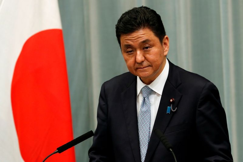 &copy; Reuters. وزير الدفاع الياباني نوبو كيشي - صورة من أرشيف رويترز. 