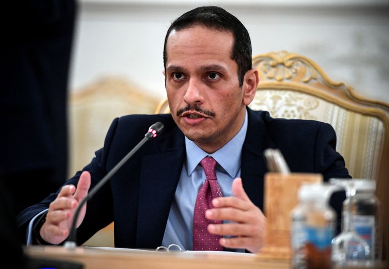 &copy; Reuters. Le ministre qatari des Affaires étrangères cheikh Mohamed ben Abdoulrahman al Thani s'est rendu dimanche à Kaboul et a rencontré dans la capitale afghane le Premier ministre nommé par les taliban, le mollah Hassan Akhund, rapporte la chaîne d'inform