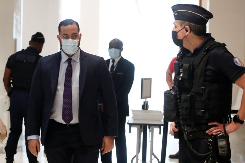 &copy; Reuters. Le procès d'Alexandre Benalla s'est ouvert lundi au tribunal judiciaire de Paris. /Photo prise le 13 septembre 2021/REUTERS/Benoit Tessier