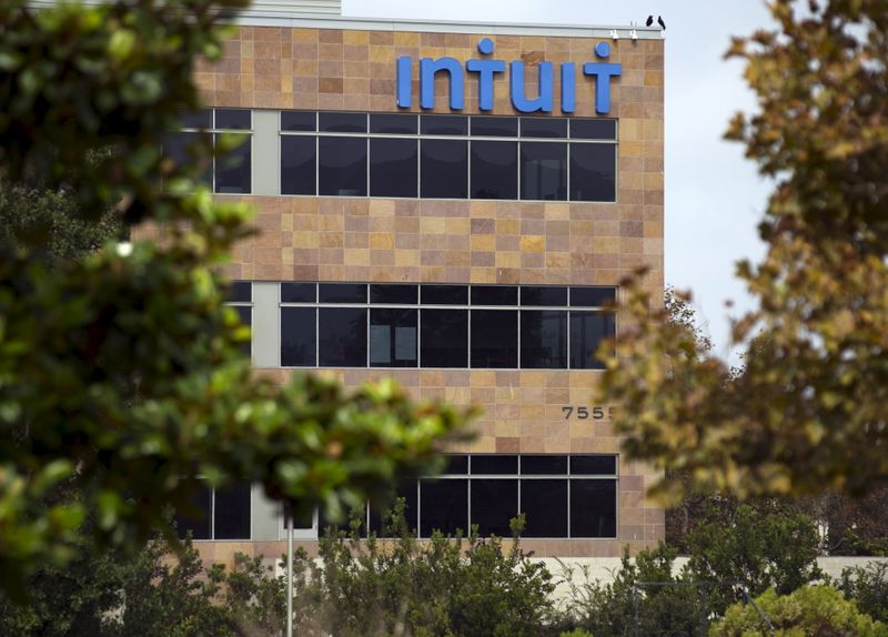 &copy; Reuters. FILE PHOTO: An Intuit office is shown in San Diego, California August 21, 2015. REUTERS/Mike Blake