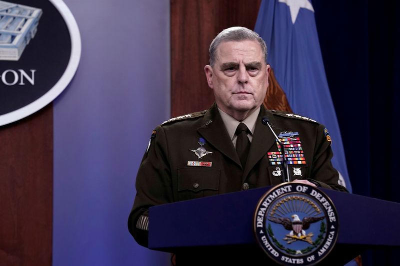 U.S. top general secretly called China over fears Trump could spark war -report