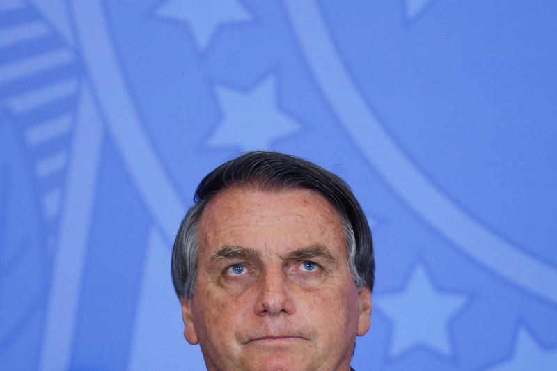 &copy; Reuters. O presidente Bolsonaro em cerimônia em Brasília
13/09/2021
REUTERS/Adriano Machado