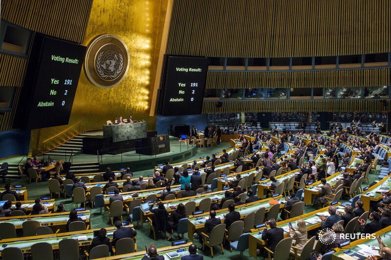 &copy; Reuters. Assembleia Geral das Nações Unidas. 27/10/2015. REUTERS/Lucas Jackson.