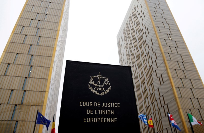 &copy; Reuters. Le torri della Corte di giustizia dell'Unione europea in Lussemburgo, il 26 gennaio 2017. REUTERS / Francois Lenoir