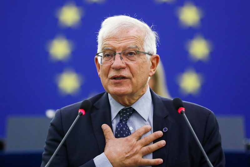 © Reuters. Alto rappresentate per gli Affari esteri dell'Ue, Josep Borrell. Julien Warnand/Pool via REUTERS