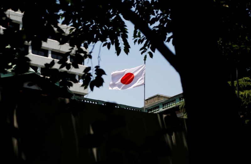 &copy; Reuters. A Japanese flag flutters atop the Bank of Japan building in Tokyo, Japan June 16, 2017.   REUTERS/Toru Hanai/Files