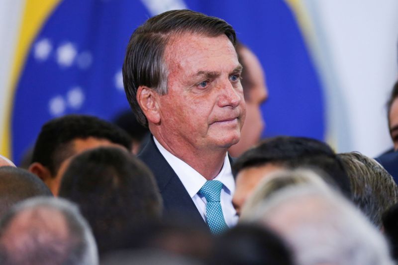 &copy; Reuters. Presidente Jair Bolsonaro no Palácio do Planalto
15/09/2021 REUTERS/Adriano Machado