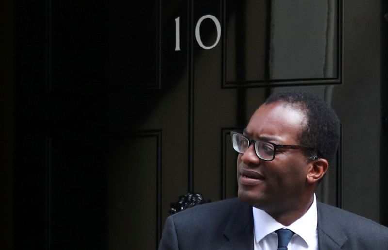 &copy; Reuters. FILE PHOTO: Britain's Minister of State for Business, Energy and Industrial Strategy Department Kwasi Kwarteng leaves Downing Street in London, Britain, September 4, 2019. REUTERS/Hannah McKay/File Photo