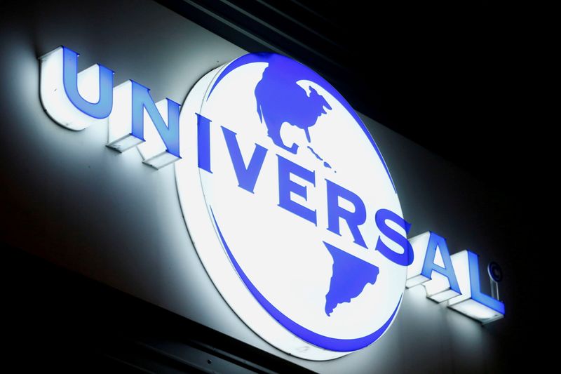 &copy; Reuters. Foto de archivo del logo de Universal Music Group (UMG) 
Jul 20, 2021. REUTERS/Arnd Wiegmann/ 
