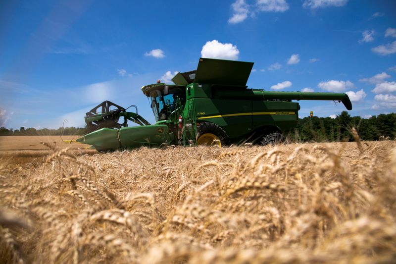 &copy; Reuters. Colheita de trigo em Kentucky, nos EUA 
03/09/2021
REUTERS/Amira Karaoud